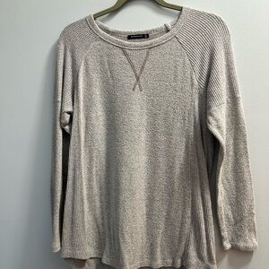 Staccato Light Gray Knit Sweatshirt